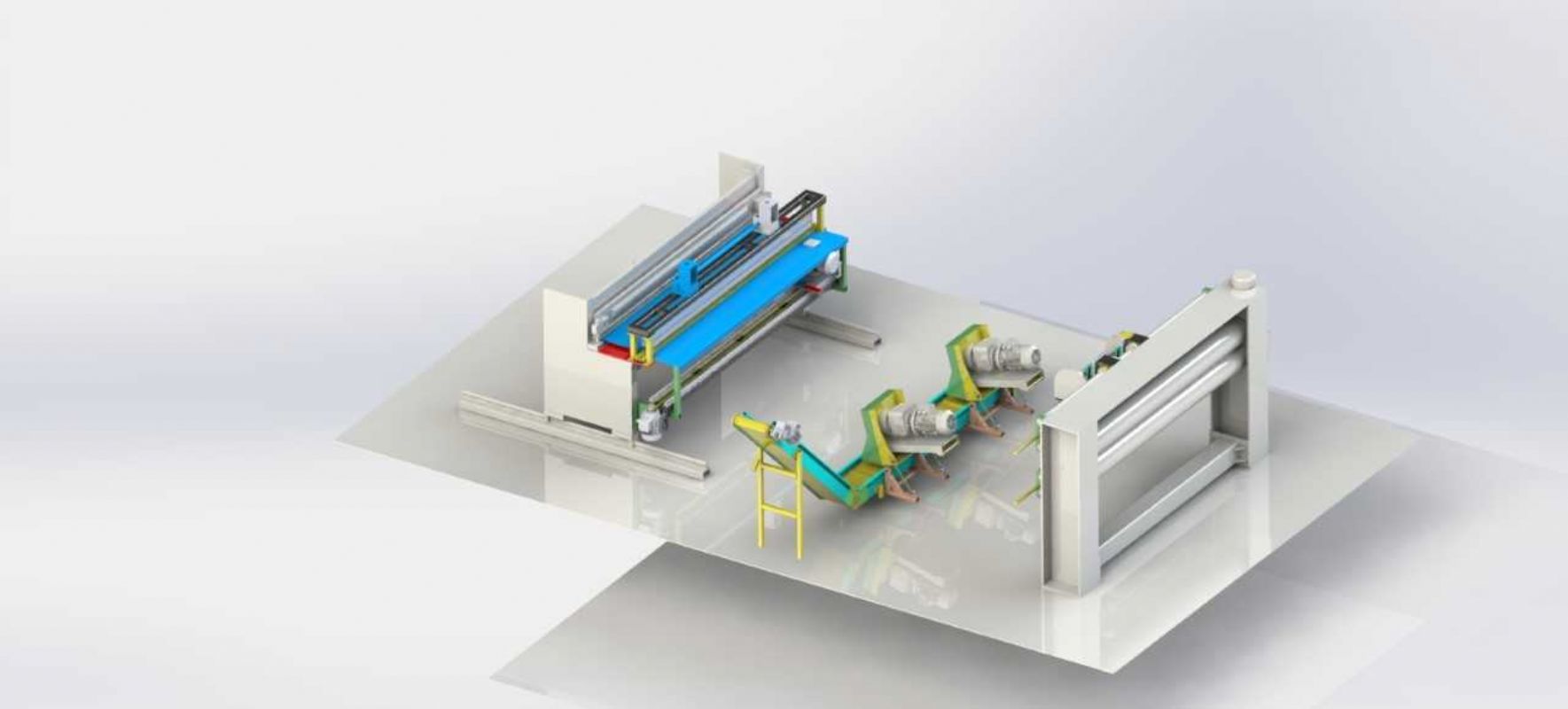 LEVHA HATTI UÇAN TESTERE MAKİNESİ